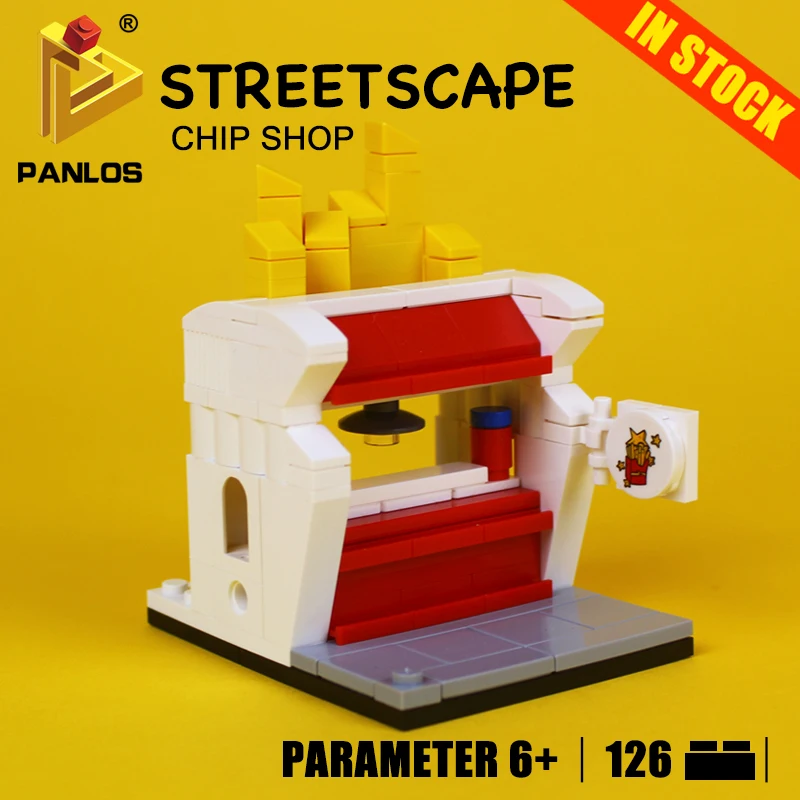 Прямая поставка креативный уличный пейзаж магазин микросхем модель