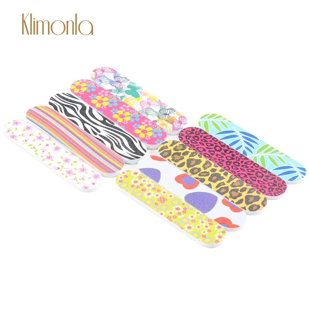 

50Pcs/Lot Mini Nail File 240/240 Grit Sandpaper Sanding Buffering Polishing Finger Tips Printing DIY Nails Art Salon Tools
