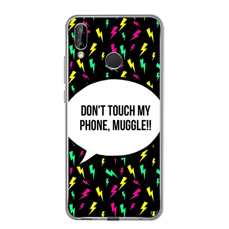 Мягкий силиконовый чехол из ТПУ для телефона Huawei Nova5T Y5 Dont touch my phone for honor 20 9X 10 8S 8a 20i