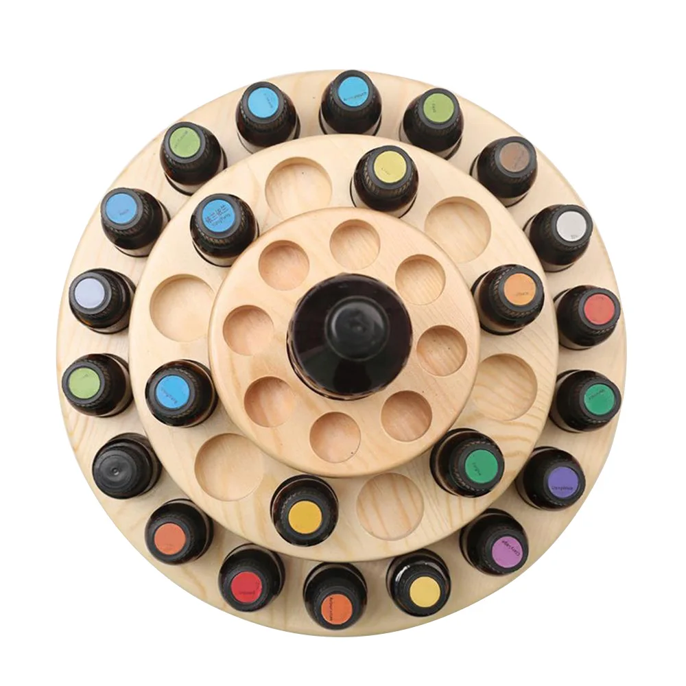 39/85/59 слотов деревянный ящик для хранения Организатор эфирные масла переноски