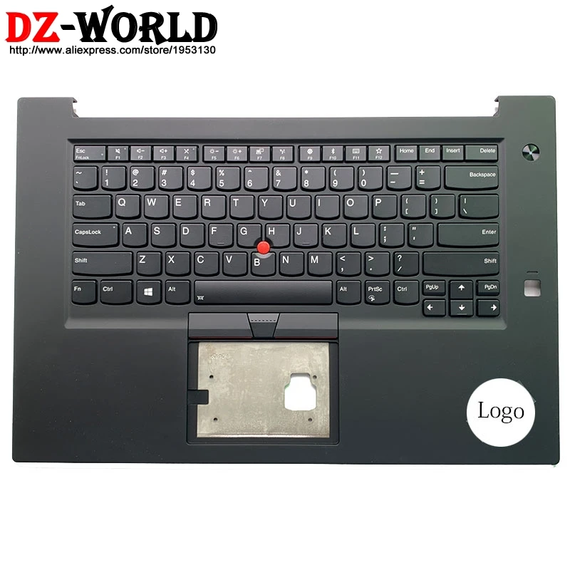 

New/orig shell Palmrest Upper Case With US English Backlit Keyboard for Lenovo Thinkpad X1 Extreme P1 1st Gen Laptop 01YU756