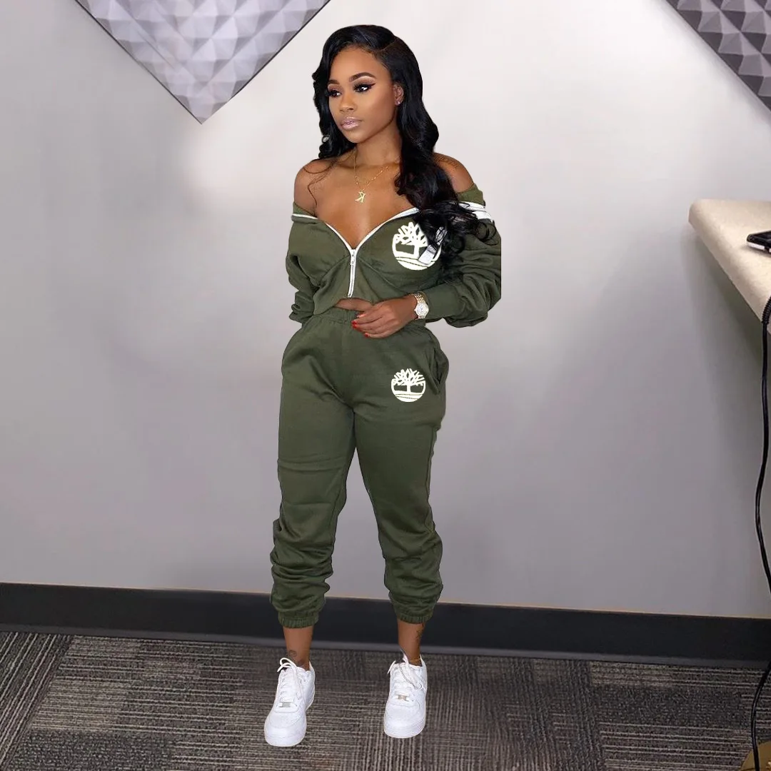 Plus Size 2 TWO PIECE SET Women Clothing Joggers Top+ Pants Tracksuit Track Suits Embroidered Sweatsuits Jogging Femme Outfits