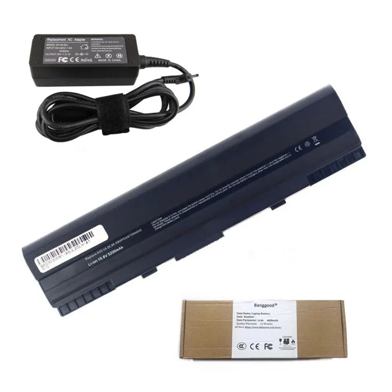 4400 мА/ч A32 UL20 90 NX62B2000Y ноутбук Батарея + 19V 2.1A AC Зарядное устройство для Asus Eee PC 1201 1201HA