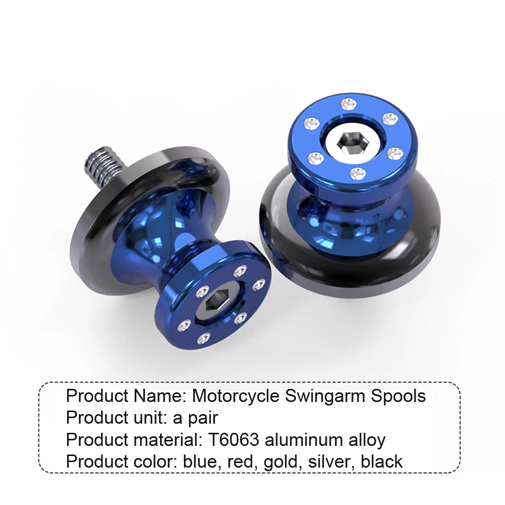 6/8 мм Универсальные катушки для мотоцикла винтовые болты Слайдеры Yamaha Honda Harley KTM