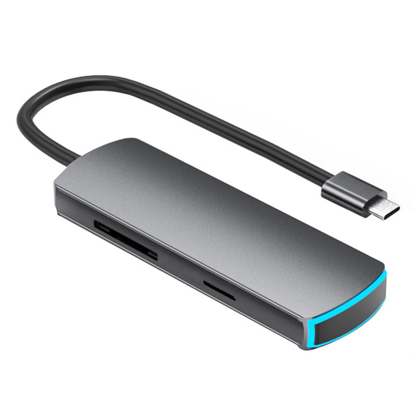

Разветвитель 6-в-1 с портом Type-C на USB 3,0, 4K, 30 Гц, 5 Гбит/с