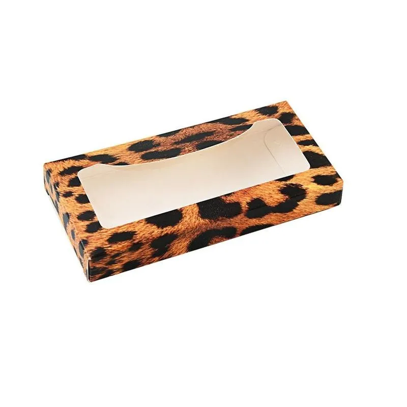 4 шт. коробка для хранения ресниц картонная бумажная упаковочная 25 мм длинных