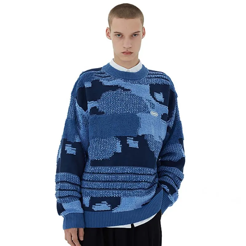 

Свитер трикотажный мужской, камуфляжный, в стиле ретро
