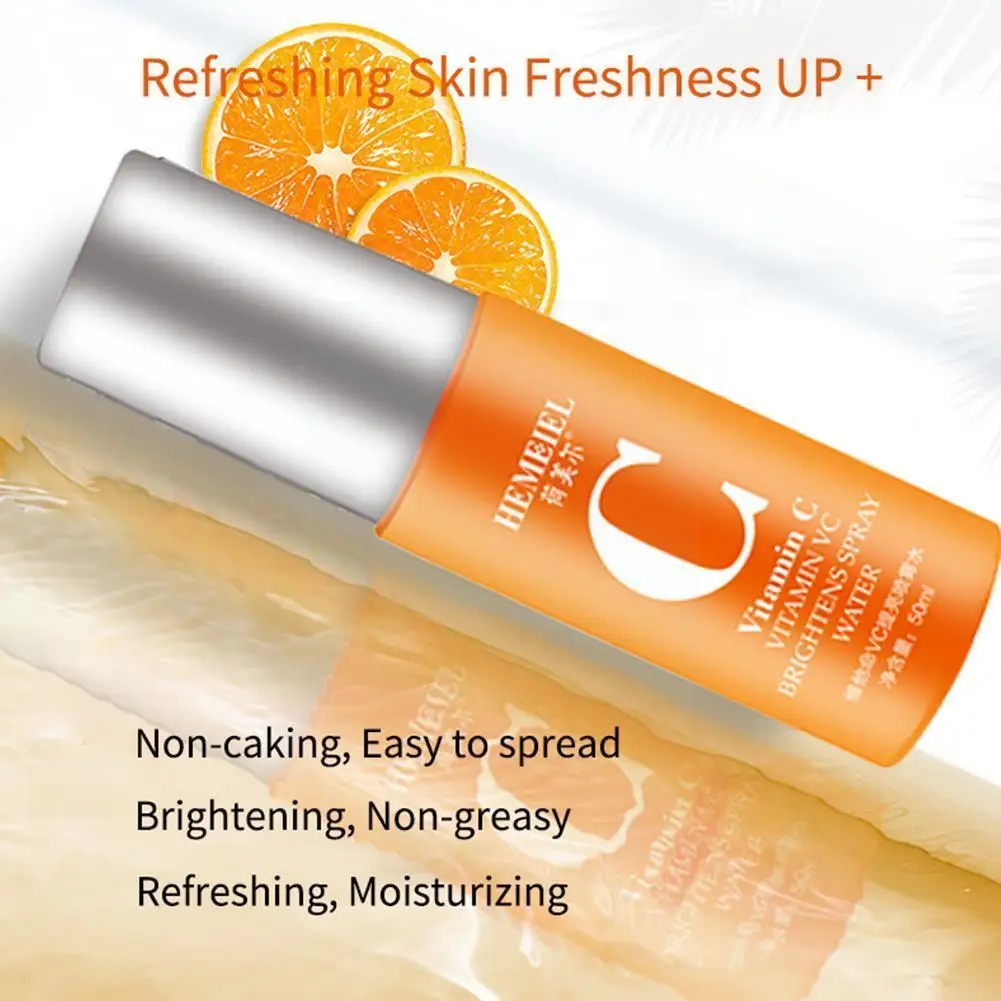 

100% Pure Vitamin C Toner Brightening Spray Moisturizing Serum Pores Shrink Control Face Whitening Oil Skincare Laikou Skincare