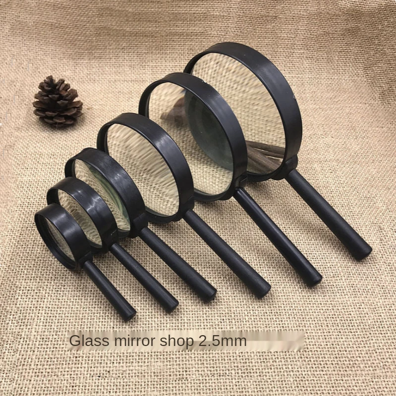 5 шт., увеличительное стекло с прямой ручкой