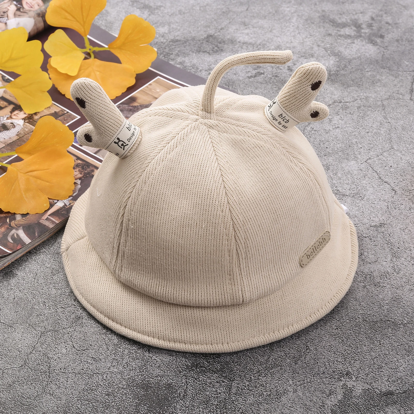 Зимняя Шапка-бини для новорожденных с широкими полями и оленями | Аксессуары