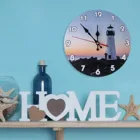 Ретро американский настенные часы на полиуретановом ремешке DIY Декор декорация настенные часы для дома Гостиная, ручной стержень, для кафе, для декора бесшумные круглые немой