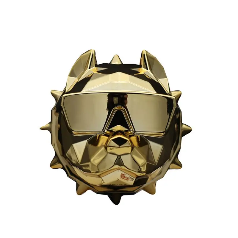 Gold Автомобильный освежитель воздуха Bulldog, ароматизатор с зажимом для духов, диффузор с автоматическим вентиляционным отверстием, ароматизатор, яркий серебристый диффузор для бульдога, автомобильный Декор - Color Name: Gold