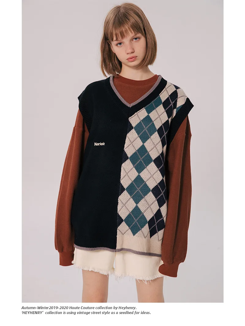 

Мужской свитер свободного покроя, с вышивкой, осень 2021