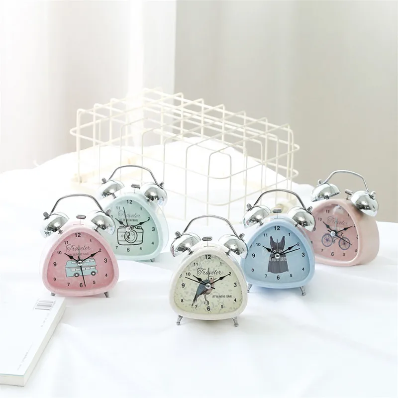 3 дюйма ночной Световой будильник модные милые Креативные в мультяшном стиле