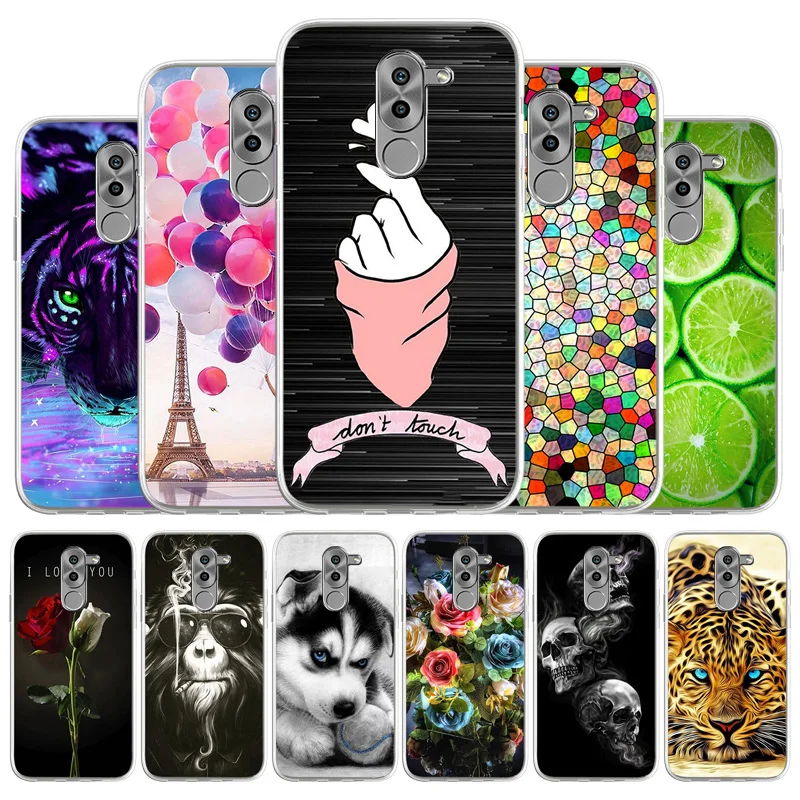 

Phone Case For Huawei Honor 6X Case Back Cover Silicone Soft TPU Coque For Huawei Honor6X GR5 2017 Mate 9 Lite 5.5 inch Cases