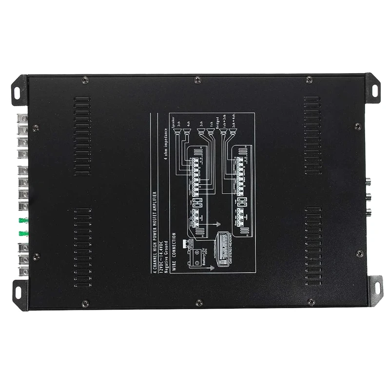 

12V 2000W 4-Channel Car Amplifier Audio Bass Speaker Sub Woofer Power Amplifier