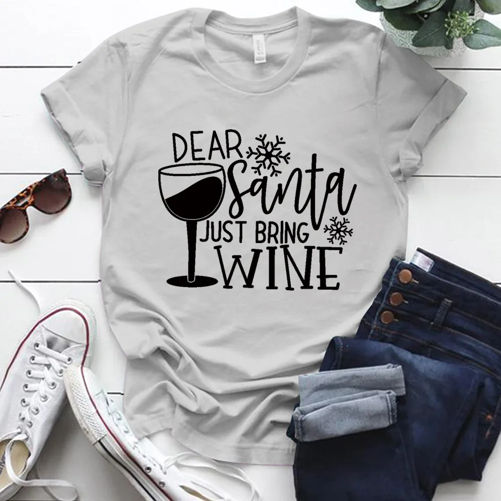 Веселые футболки в рождественском стиле из натуральной кожи сумки женские Санта