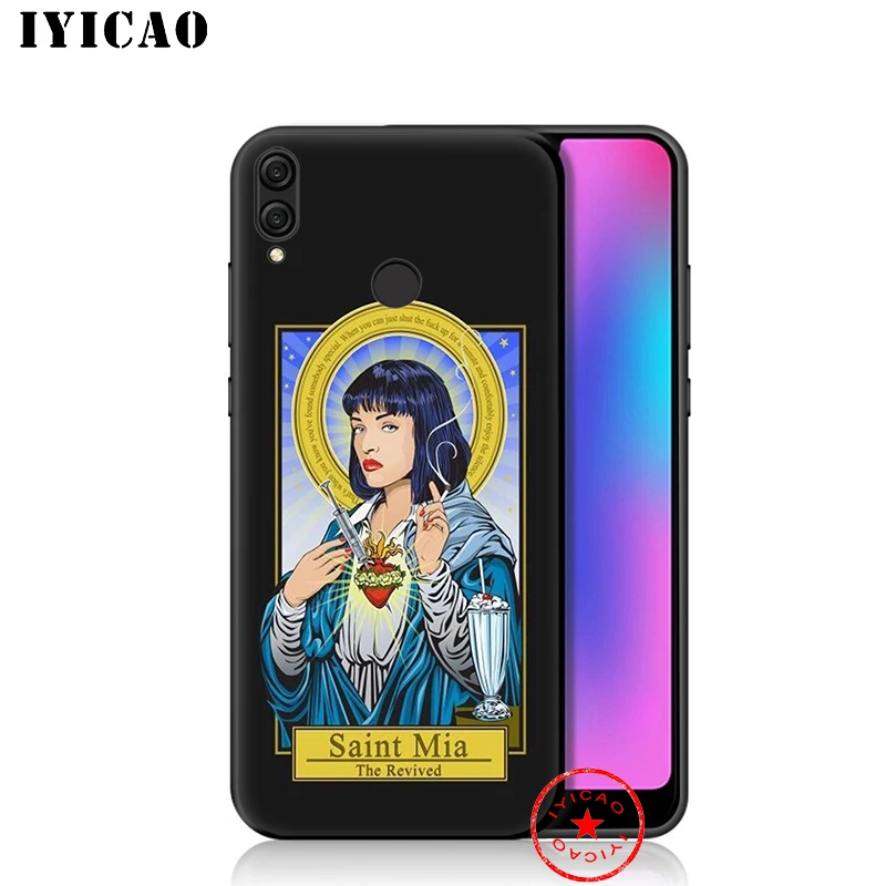 Мягкий чехол IYICAO Pulp Fiction для Huawei Honor 20 10 9X 9 8C 8X 8 7X 7C 7A 6A Nova 5i 4 3i 2 2i Lite Pro View Note |
