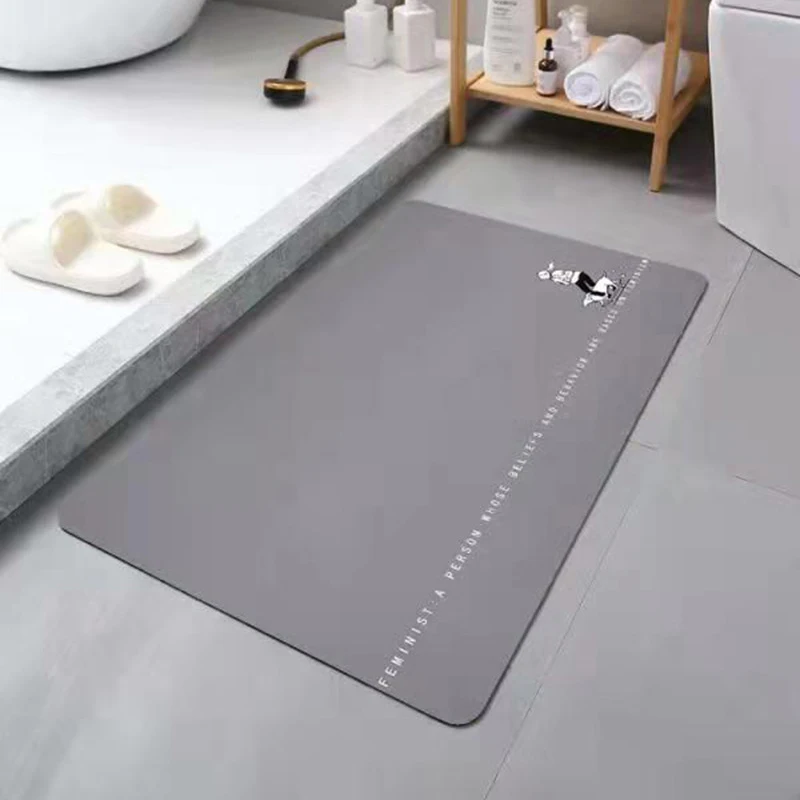 

Soft Non Slip Bath Mat Home Shower Room Super Absorbent Floor Mat Living Room Bedroom Entrance Doormat Washable Bathroom Carpet