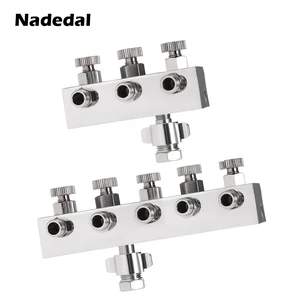 Краскораспылитель Nasedal, сплиттер для шланга аэрографа с входом 14 дюйма BSP Мама + 18 дюйма BSP папа