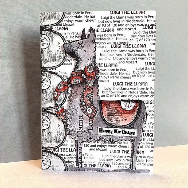 Набор прозрачных штампов в виде ламы восхитительные прозрачные штампы для