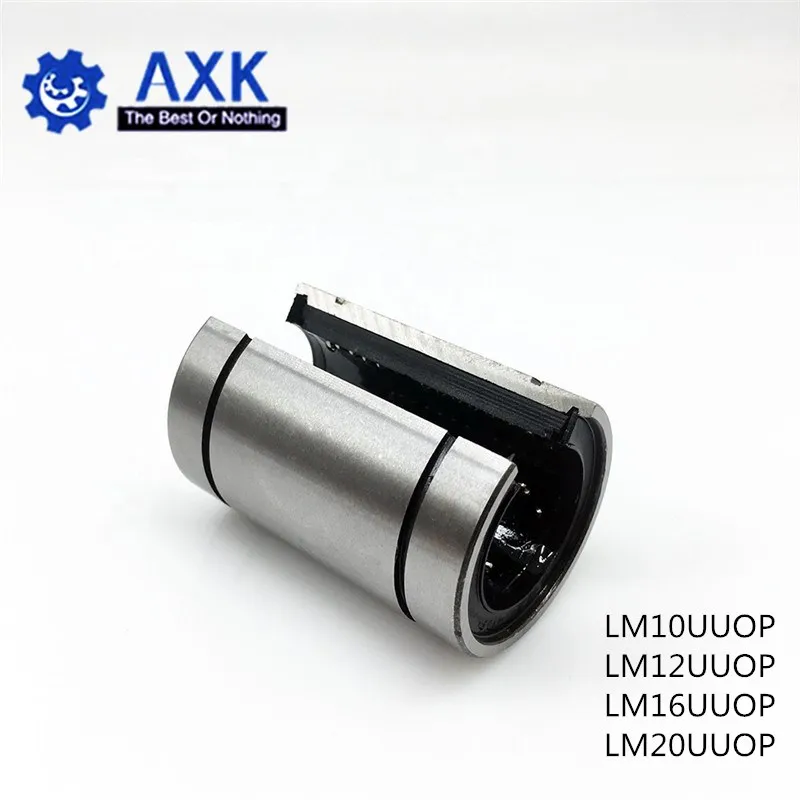Горячая Распродажа 1 шт. LM12UUOP LM10UUOP LM16UUOP LM20UUOP 12 мм линейные подшипники открытого типа ЧПУ линейная втулка для 3D принтера части валы