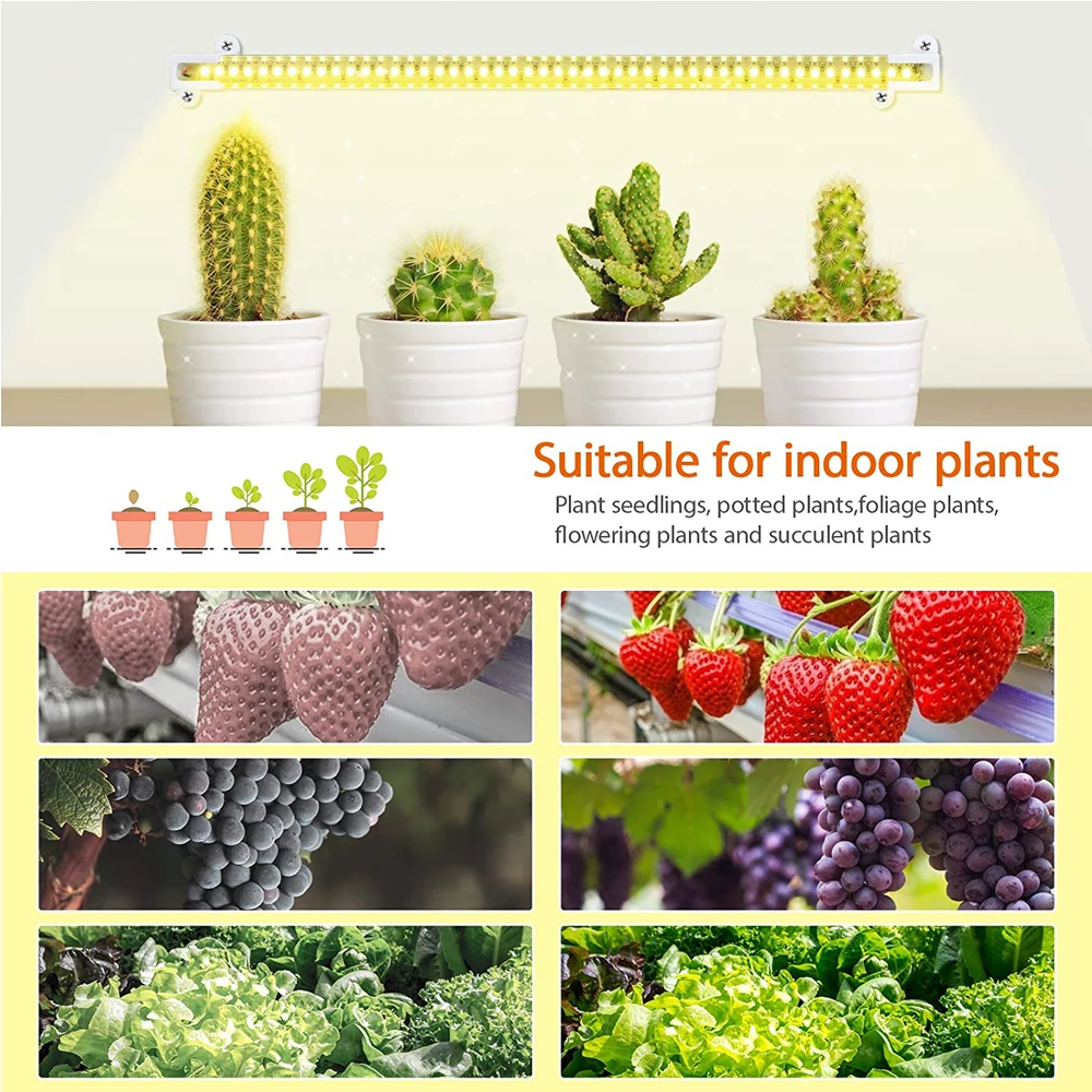 Светодиодные ленты для выращивания растений лампы полного спектра с таймером