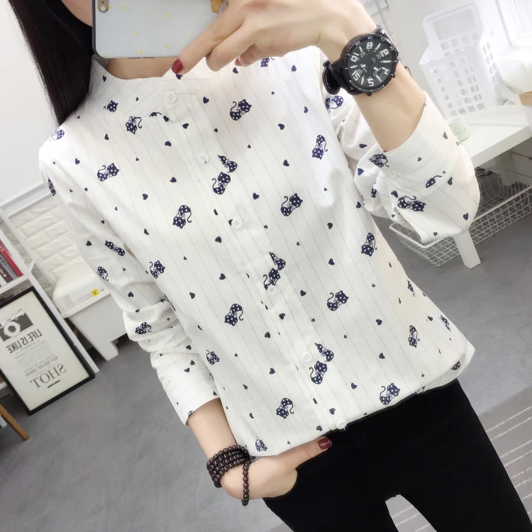 

Женская футболка с воротником-стойкой и V-образным вырезом, летняя хлопковая и льняная футболка, женские свободные корейские топы с цветочным рисунком, большие женские футболки