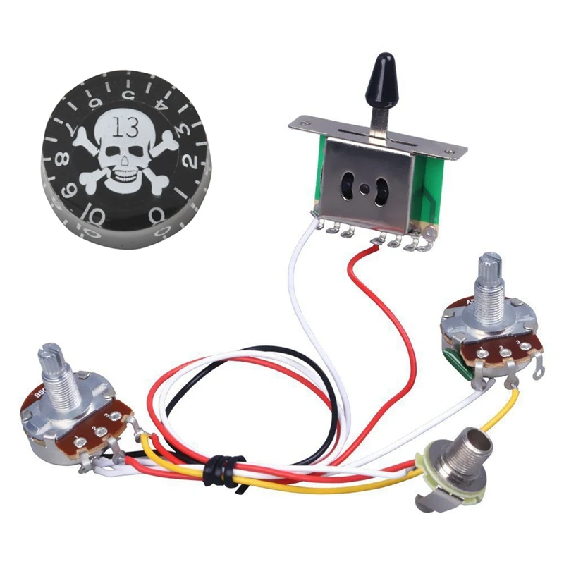 E гитара регулятор скорости громкости черный с гитарой Предварительно проводной