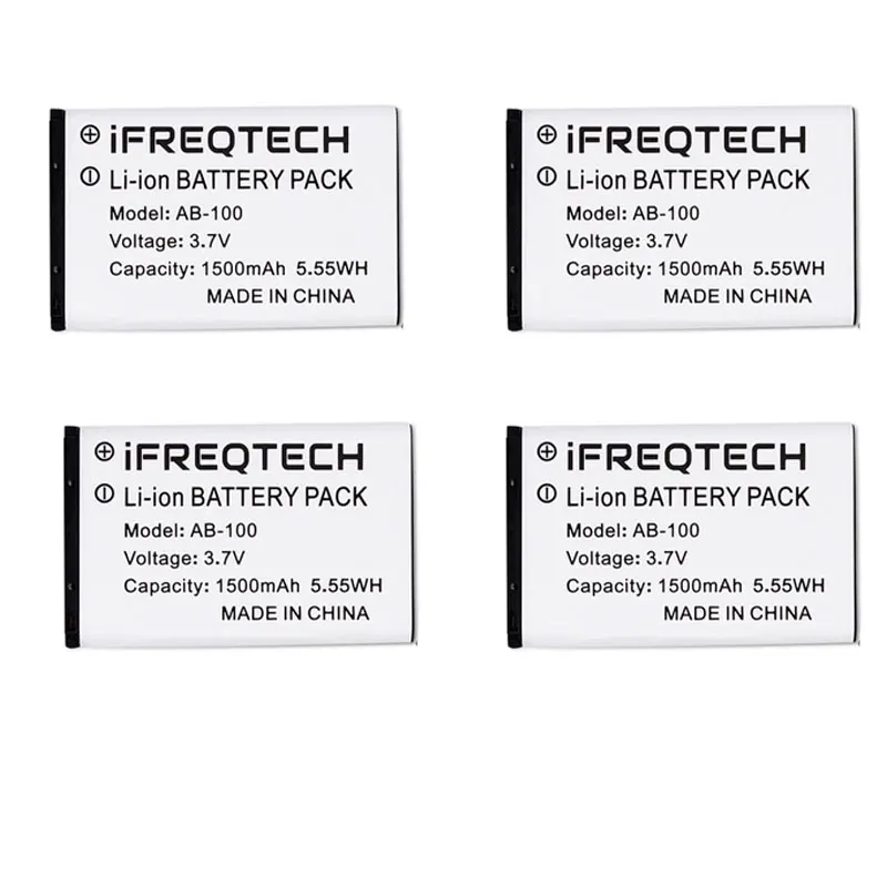 4 шт. оригинальный перезаряжаемый литий ионный аккумулятор для WLN KD C1 Airfree AP 100 RT22