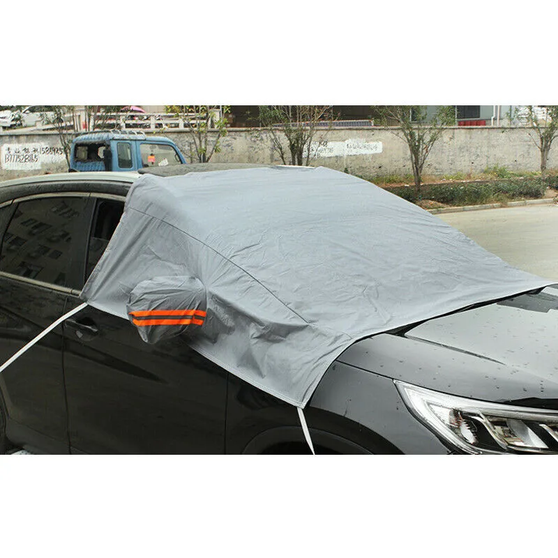 1pc Car Windshield Cover Accessories Sun Shade Protector PEVA Plus Cotton Fot Outdoor Winter Snow Ice Rain Dust Frost Covers