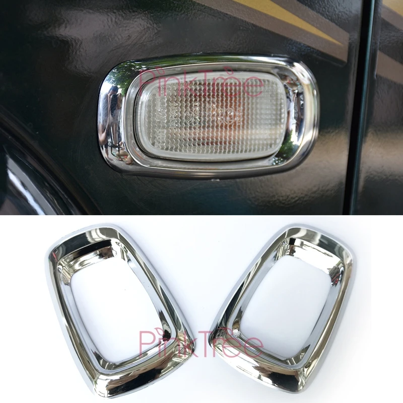 Для Land Cruiser 100 LC100 J100 для Lexus LX470 1998 2003 2004 2007 хромированная боковая крышка лампы ABS