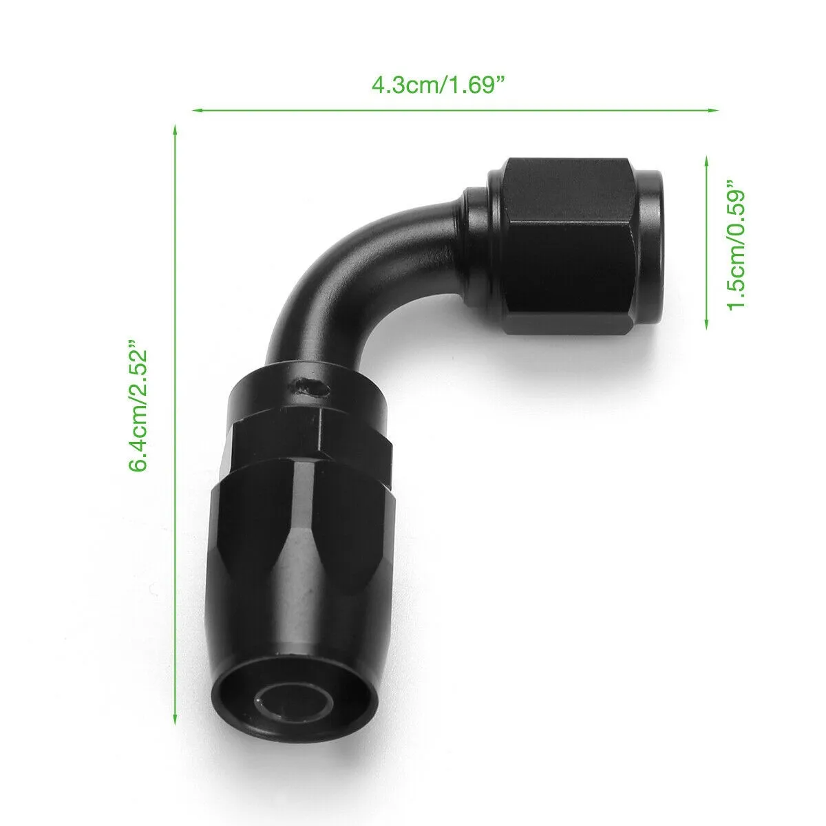 

Universal Swivel Hose End Fitting Adaptor Female Threads Parts Replacement