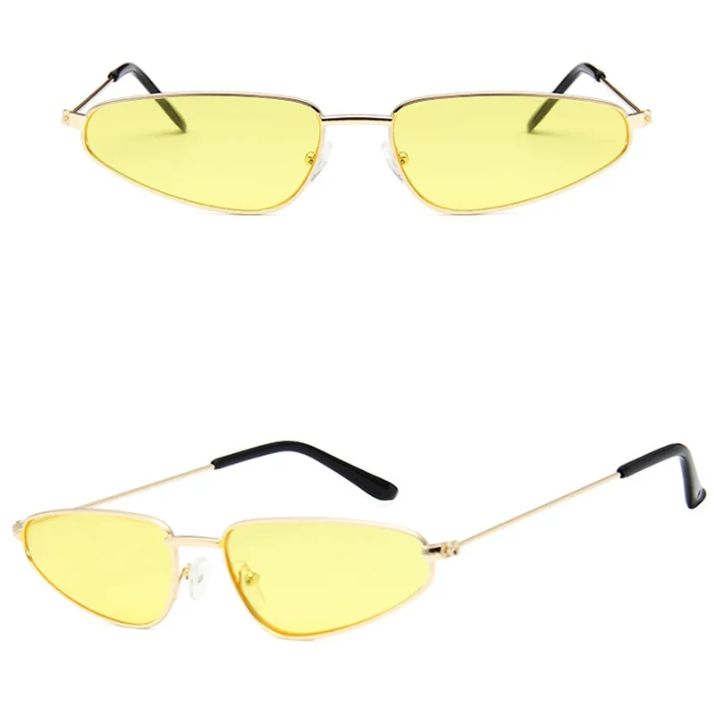 Солнцезащитные очки кошачий глаз женские винтажные маленькие брендовые