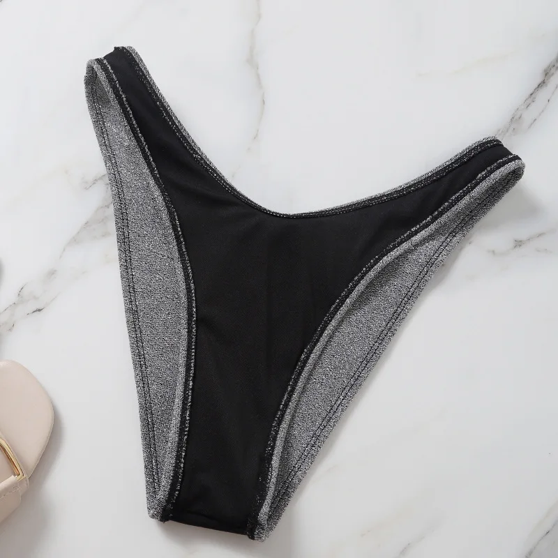 Женское пикантное бикини Cikini модный серебристый раздельный купальник пуш-ап с