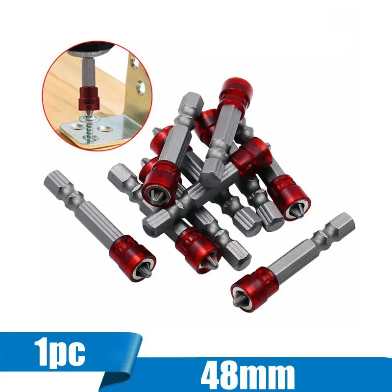 

1 шт. Магнитная насадка для отвертки PH2 с перекрестной головкой магнитные насадки для отвертки 1/4 дюйма шестигранный хвостовик насадка для о...