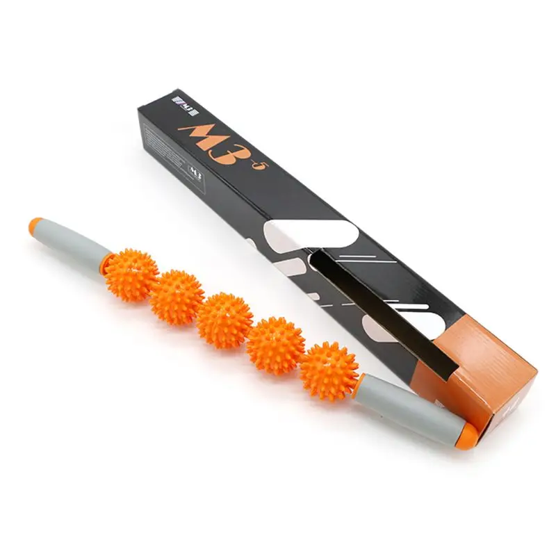 

Hedgehog Muscle Massage Roller Yoga Stick Body Massage Relax Tool Muscle Roller Sticks Point Spiky Ball Q81B