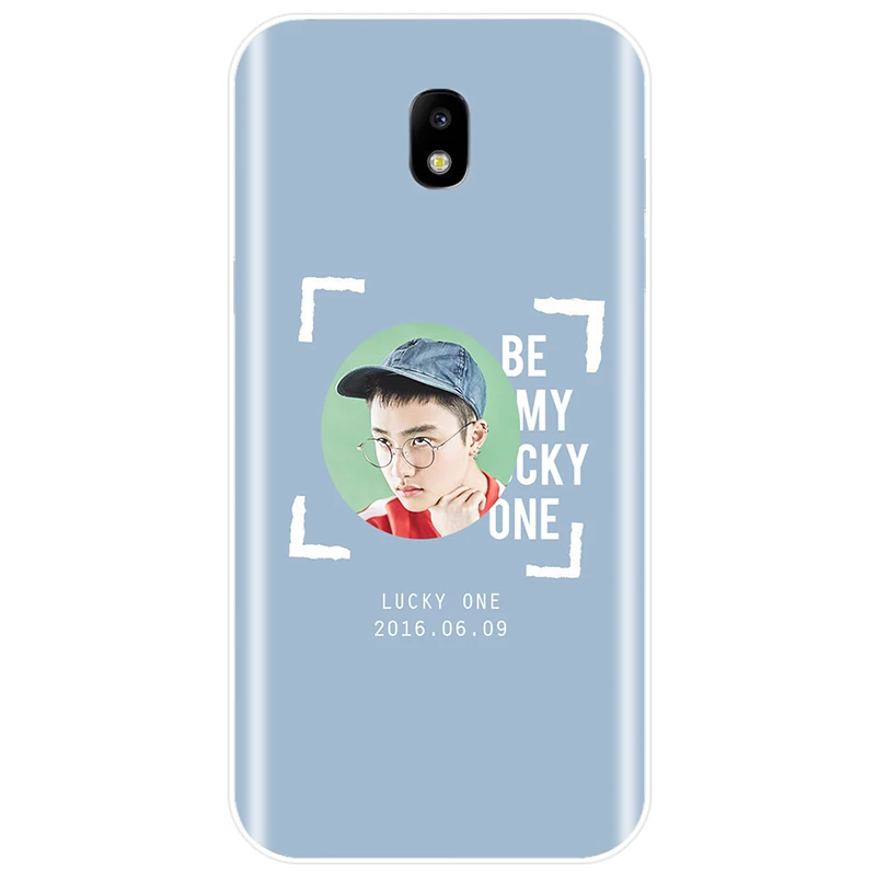 Чехол для телефона Kpop exo Lucky one KOKOPOP чехол из ТПУ Samsung Galaxy J4 J5 J6 J8 2018 J3 J7 2017 J7MAX 2016 J3PRO |