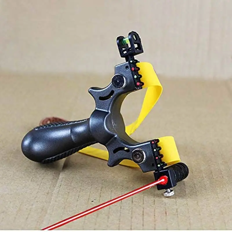 Laser Precision Slingshot for Hunting Powerful Combat Paintball Slingshots Balls Shooting Sight Sports Entertainment |