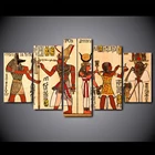 5D алмазная живопись своими руками, древний Египетский узор, Алмазная мозаика, вышивка, распродажа, настенное художественное украшение, Набор для вышивки крестиком 5 шт.компл.,