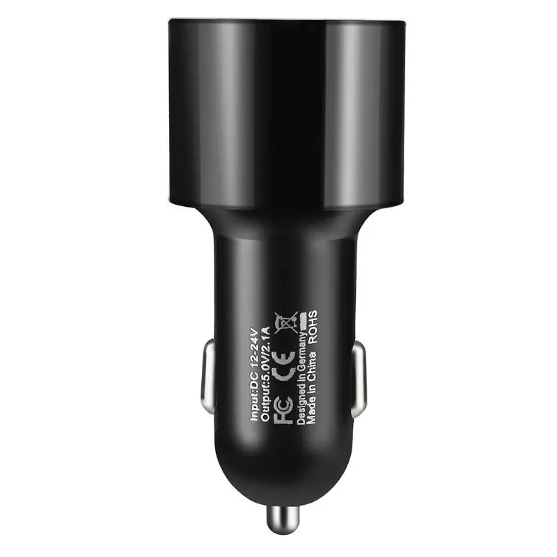 

Handsfree Bluetooth 4.2 FM Transmitter Modulator Car Charger 3.1A Dual USB B36B