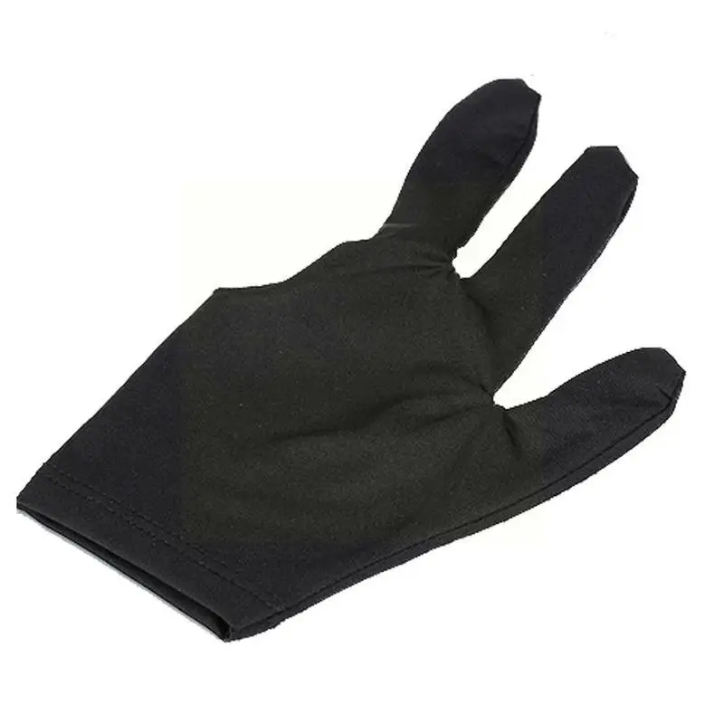 

Snooker Pool Billiard Glove Cue Shooter Spandex 3 Finger Gloves S9O8