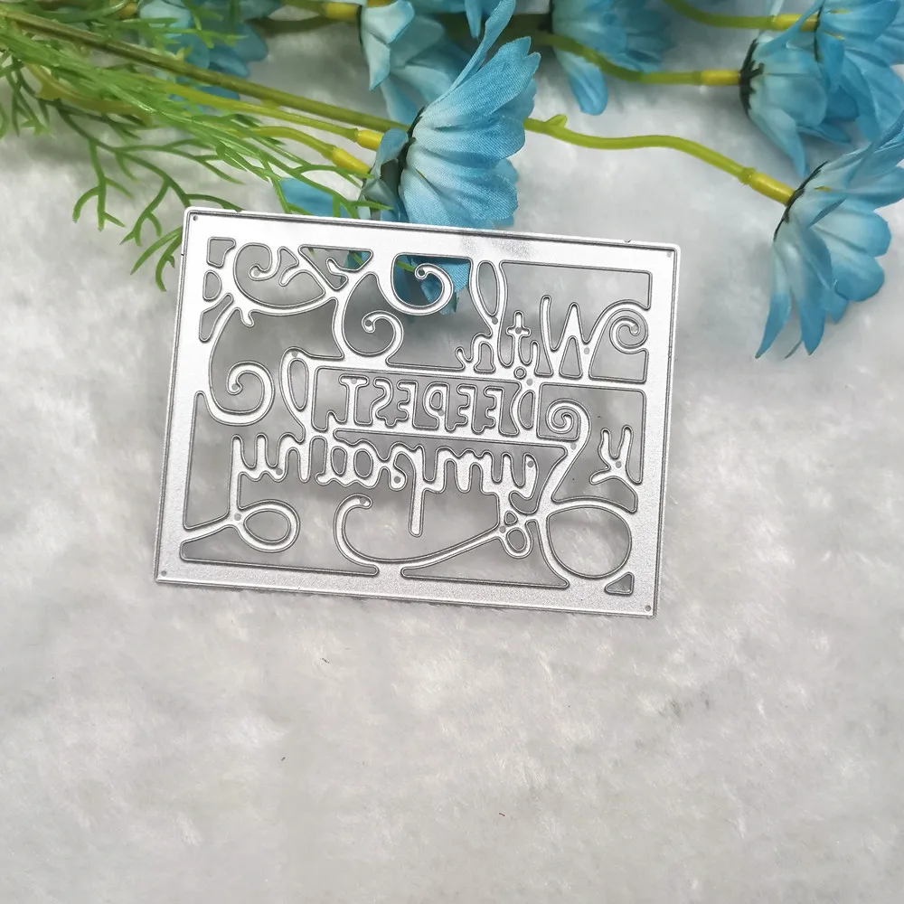 Металлические Вырубные штампы с буквами глубоким сочувствительностью