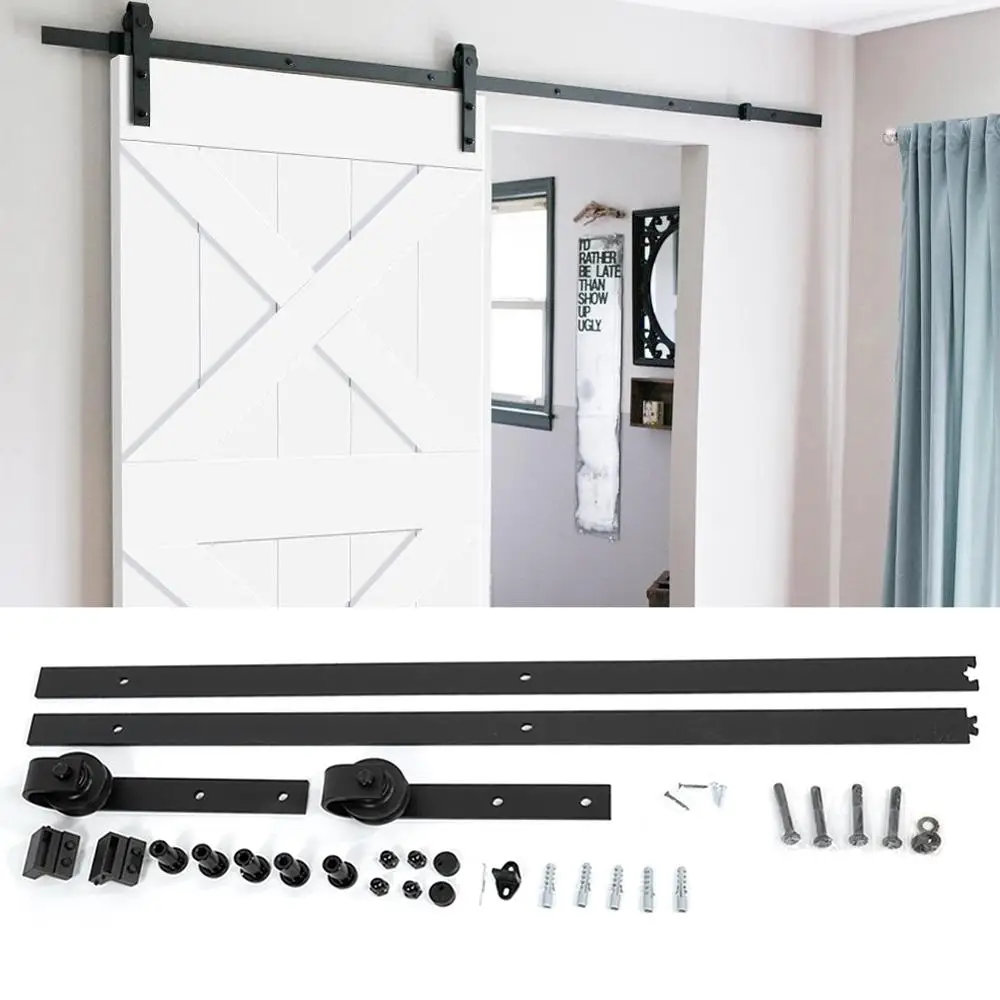 Оборудование для раздвижных дверей шкаф сарая набор деревянная роликовая