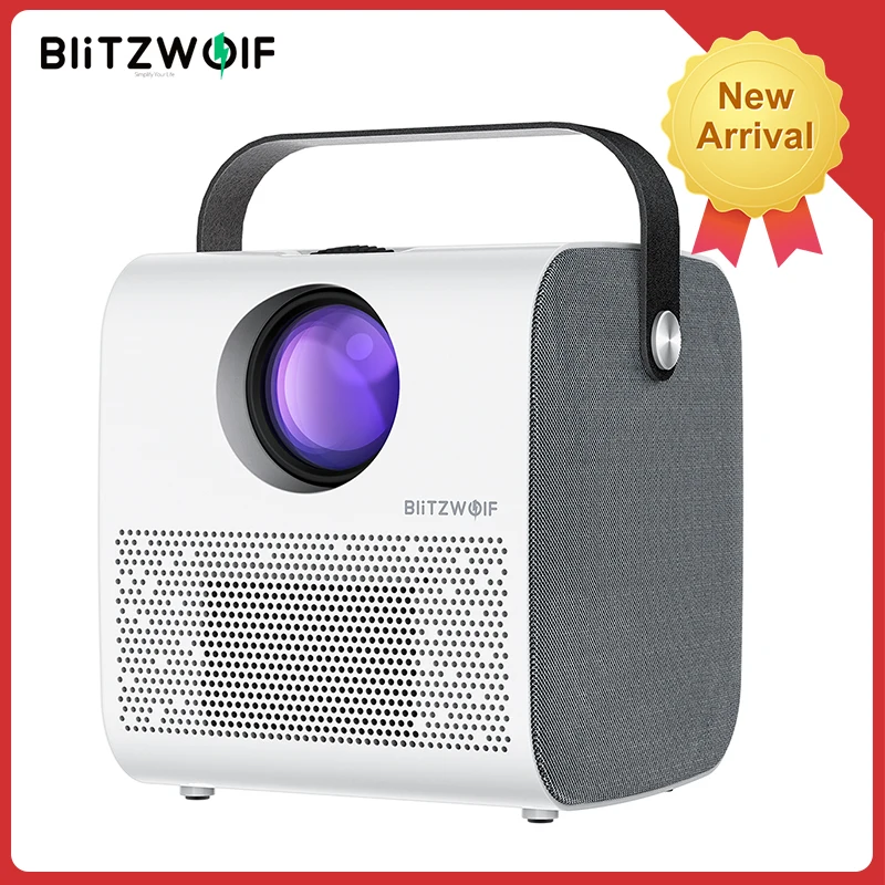 BlitzWolf BW VP5 Портативный ЖК проектор 3800 люмен 1280 * 720P HD Мультимедийный Bluetooth с 2