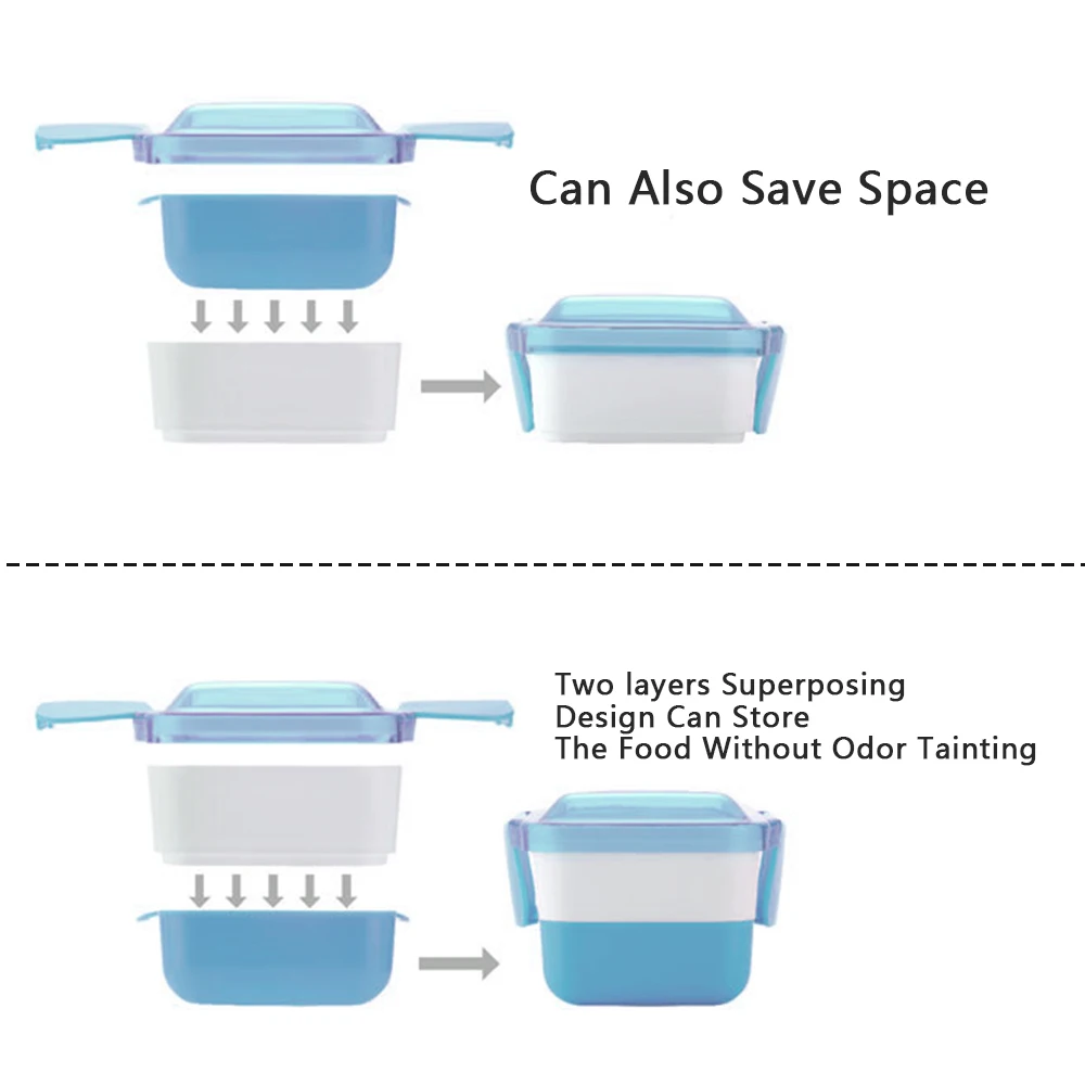 Японская коробка бэнто для микроволновой печи детский Ланч-бокс герметичный
