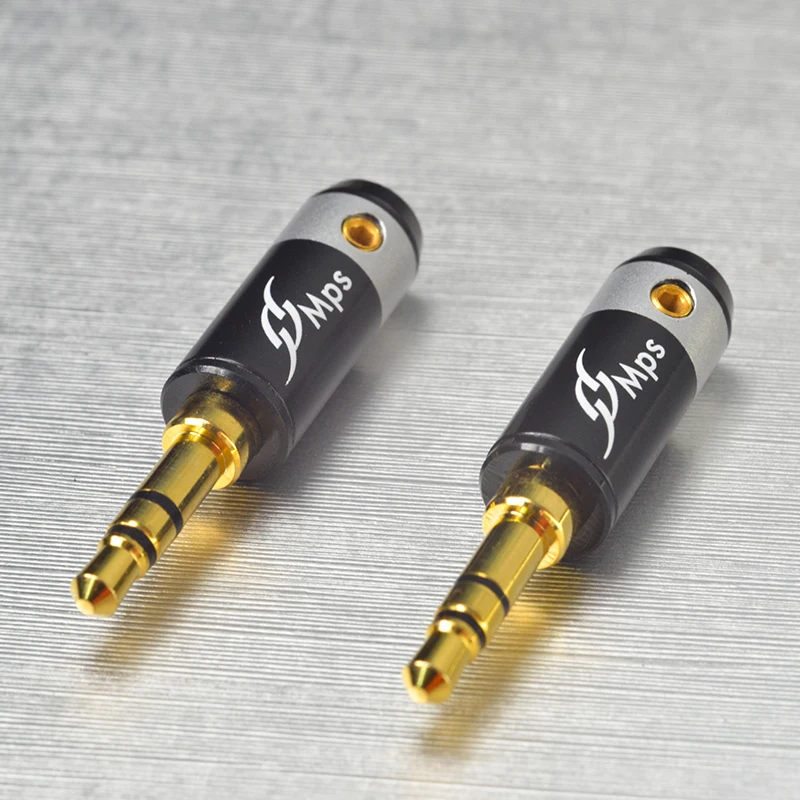 Hi Fi MPS Eagle 4S 3 полюса 5 мм аудио 24k позолоченный разъем для наушников разъемы jack