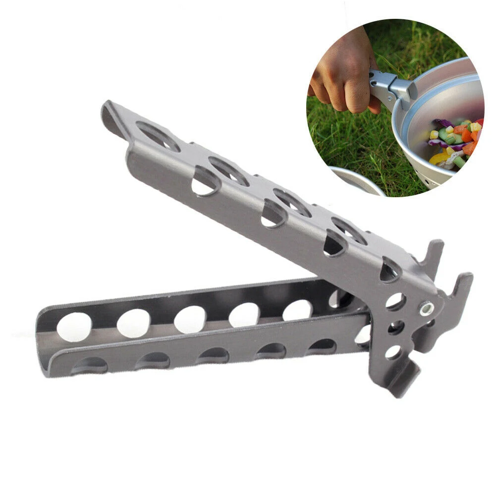 

Outdoor Camping Pot Pan Bowl Gripper for Cookware Backpacking Picnic Handle Clip Anti-scald Home Kitchen Tool Fast Delivery
