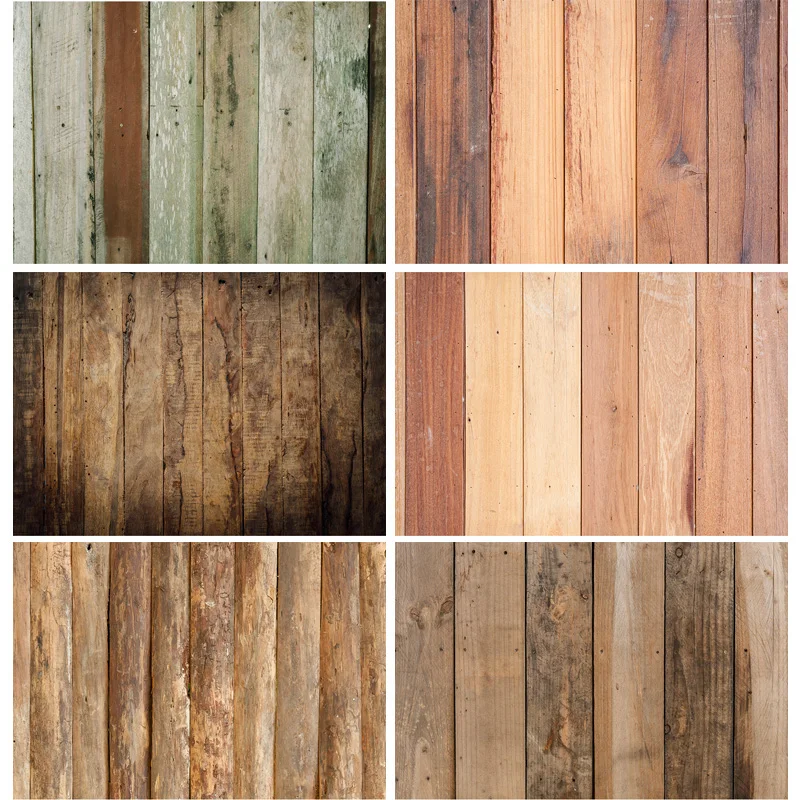 

SHENGYONGBAO Vinyl Retro Wooden Floor Children Baby Photography Backdrops For Photo Studio Background Props 21417 JTW-03