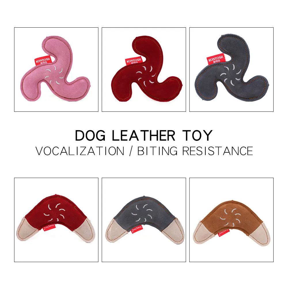 

Dog Toys Resistance To Bite Squeaky Sound Pet Toy For Cleaning Teeth Leather Puppy Dogs Chew Supplies